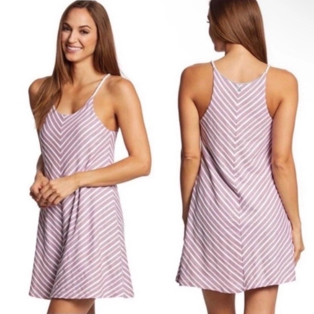 PrAna | Seacoast Striped Rope Nautical Mini Swing Dress  Size S NWT